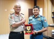 Silaturahmi Kapolda Sulbar Bersama Danlanal Mamuju, Perkuat ki Sinergi Jaga Stabiltas Kamtibmas Maritim