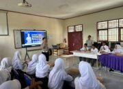 Sosialisasi “Bulan Tertib Helm” Ditlantas Polda Sulbar Bersama Jasa Raharja Sasar ki Pelajar di SMAN 2 Kalukku
