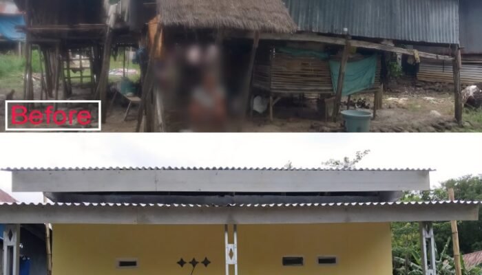 Program Bedah Rumah dari Pemprov, Daeng Sisi Rasakan mi Rumah Baru na