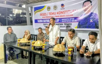 Reses di “Rumah Perjuangan”, Taqwa Gaffar Amankan Rp4 Miliar untuk Jalan Hotmix Kota Sengkang