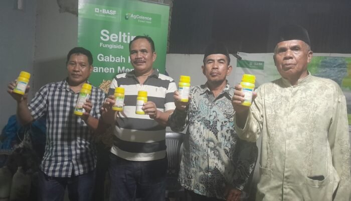 PT BASF Sosialisasi Penanganan OPT ri Desa Panakkukang
