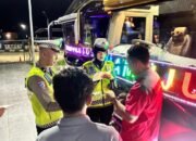 Dirlantas Polda Sulbar Turun Langsung ki Cek Kelayakan Bus Antar Kota, Pastikan Armada Aman Selama Operasi Keselamatan