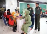 Peringati HUT ke-80 Persit Kartika Chandra Kirana, Kodim 1406/Wajo Bersama PMI Gelar Donor Darah