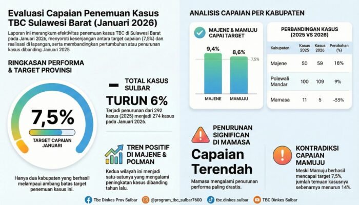 Provinsi Sulbar Perkuat ki Penemuan dan Penanganan Kasus TBC 2026