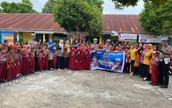Tanamkan Tertib Berlalu lintas Sejak Dini, Satlantas Polres Bulukumba Edukasi ki Murid SD