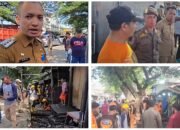 PK5 Ruas Jalan Malengkeri Raya Dibongkar Mi BKO-Satpol PP Kecamatan Tamalate