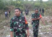 Dansatgas TMMD ke-127 Letkol.Inf.Sarman, Tinjau ki Lokasi Pembangunan di Desa Ara