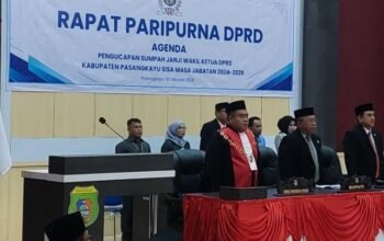 Muh. Dasri Dilantik sebagai Wakil Ketua DPRD Pasangkayu Sisa Masa Jabatan 2024-2029