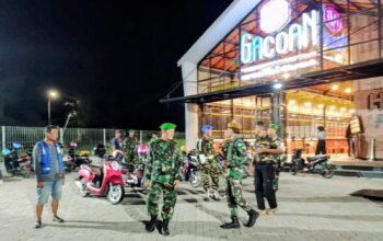 Koramil 1406-01/Tempe Intensifkan Patroli, Gandeng Komcad dan Ormas di Kecamatan Tempe