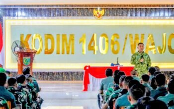 Jam Komandan, Dandim 1406/Wajo Tegaskan Disiplin dan Loyalitas Prajurit