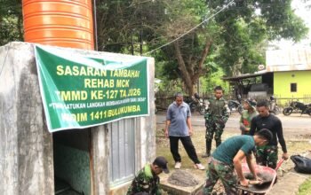 Mantap ki Tauwwa, TMMD ke-127 di Bulukumba, Natambah ki Sasaran Berupa Rehab MCK, Ini Tujuan nya