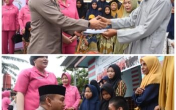 Usai Berbagi di Depan Bundaran Pinisi, Polres Bulukumba Kembali Berbagi di Panti Asuhan YPK Babussalam