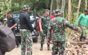Komandan Satgas TMMD ke 127, Tinjau ki Lokasi Pelaksanaan Kegiatan TMMD