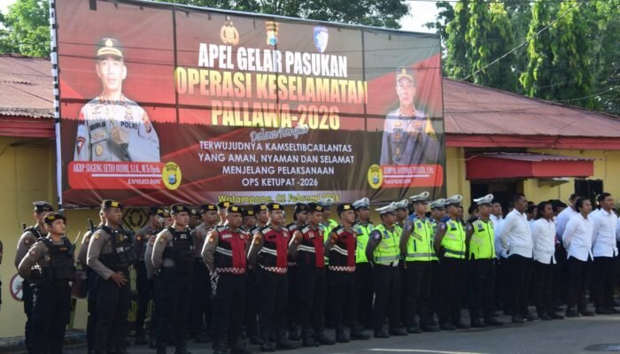 Atutuki, Operasi Keselamatan Pallawa-2026 Akan Dilaksanakan Mulai Hari Ini Oleh Polres Bone