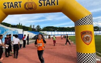 Tes Kesamaptaan Jasmani Polda Sulbar, Personel Antusias ki Jaga Kondisi Fisik