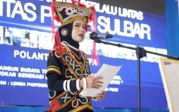 Gebrakan Baru Ditlantas Polda Sulbar: Kampanye Keselamatan Hidupkan Kreativitas Anak Bangsa Lewat Menggambar dan Puisi yang Disiarkan Langsung