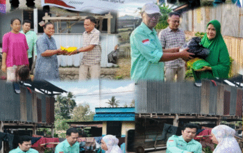 SMSI Wajo Meriahkan HPN 2026 dengan Aksi Berbagi Sembako ke Warga