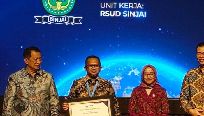 Mengukir Prestasi Gemilang, RSUD Sinjai Dianugerahi Penghargaan Zona Integritas Wilayah Bebas Korupsi
