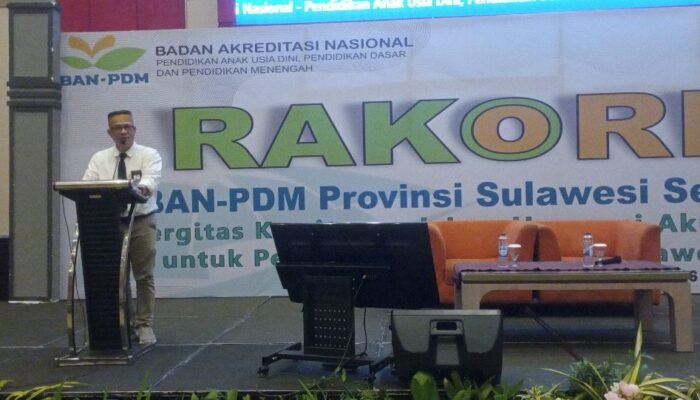 BAN-PDM Sulsel Pakintaki, Gelar Rakorda Paling Pertama Tauwwa
