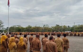 Bupati Arsal Aras Pimpin ki Apel Perdana dan Halal Bihalal di Lingkup Pemkab Mamuju Tengah