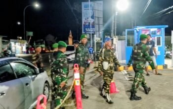Patroli Malam Penuh Kebersamaan, Koramil 1406-01/Tempe Rangkul Komcad dan Ormas Jaga Wajo Tetap Kondusif