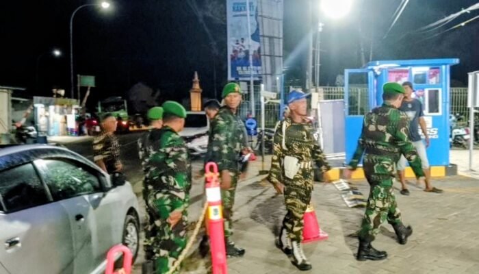 Patroli Malam Penuh Kebersamaan, Koramil 1406-01/Tempe Rangkul Komcad dan Ormas Jaga Wajo Tetap Kondusif