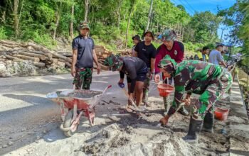 Usai Kunjungan Tim Wasev, Pekerjaan Fisik TMMD Ke-127 Terus ki Digenjot