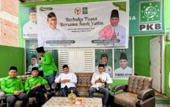 Amure Pulang Kampung, Buka Puasa Bersama DPC PKB Wajo dan Santuni 45 Anak Yatim