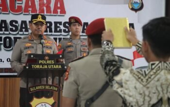 Akp Muhammad Arif jabat ki Kasat Resnarkoba Toraja -Utara Yang Baru  ‎