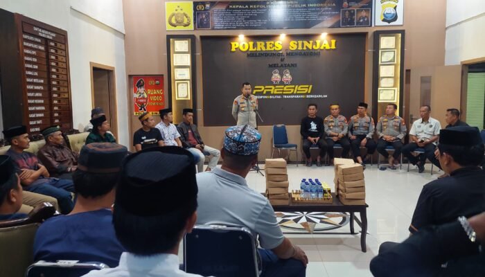 Polres Sinjai Gelar ki Buka Puasa Bersama Insan Pers Bertempat di Lobby Pratisara Wirya