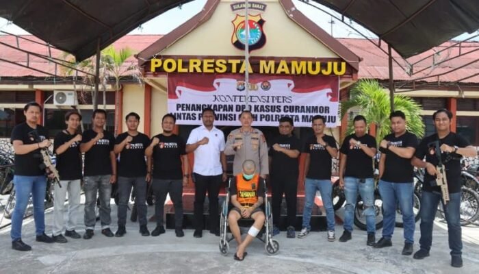 Nekat Melawan, Otak Pencurian 27 Motor Trail Ambruk mi Diterjang Timah Panas