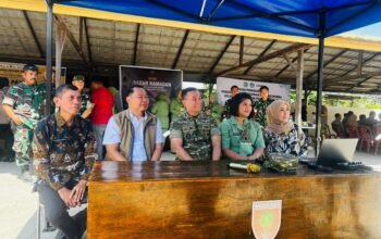 Jelang Idul Fitri, Polres, Kodim dan Bulog Gelar ki Pasar Murah di Halaman Masjid Cendana