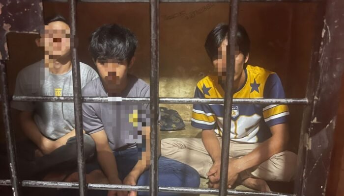 Polresta Mamuju Amankan ki Tiga Pria Meresahkan di Kost Pasar Baru, Salah Satunya Buronan