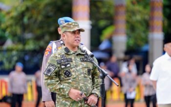 Bupati Wajo Pimpin Apel Pengamanan Malam Takbiran dan Salat Idulfitri