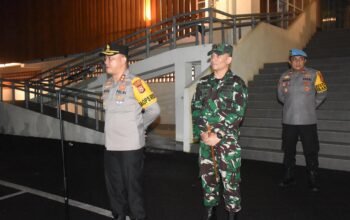 Kapolres–Dandim Bulukumba Pimpin ki Ratusan Aparat Gabungan Pengamanan Malam Takbiran