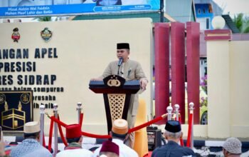 Ratusan Warga Hadiri ki Salat Idul Fitri 1447 H di Mapolres Sidrap