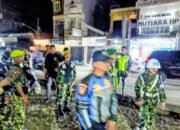 Patroli Gabungan TNI dan Warga, Koramil Pitumpanua Perkuat Stabilitas Wilayah