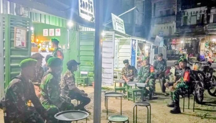 Koramil Majauleng dan Warga Jaga Keamanan Wilayah Lewat Patroli Bersama