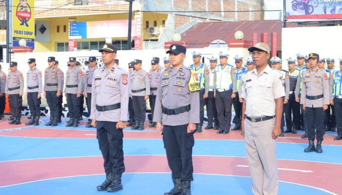 Polres Sidrap Gelar ki Apel Siaga Kamtibmas, Antisipasi Potensi Konflik