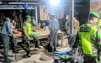 Jaga Kondisi Wilayah, Koramil 1406-07/Takkalalla Intensifkan Patroli Bersama Masyarakat