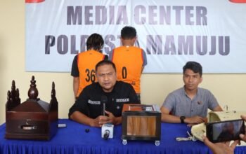 Polresta Mamuju Ungkap ki Kasus Pencurian Kotak Amal di 21 Masjid, Dua Pelaku Diringkus