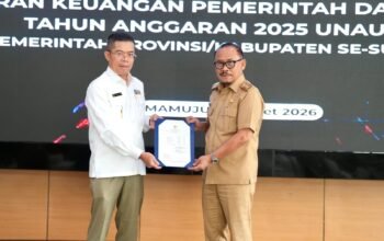 Gubernur Suhardi Duka Serahkan mi LKPD Unaudited TA 2025 Tepat Waktu, BPK RI Beri Apresiasi