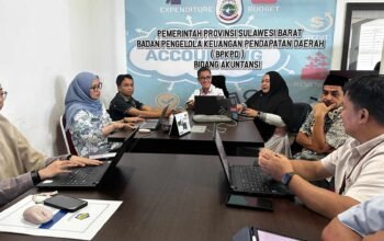 Sinkronkan Data Fiskal Daerah, BPKAD Sulbar dan DJPB Perkuat ki Implementasi Government Finance Statistics