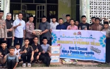 Porei, Wujud Kepedulian dibulan Ramadhan, Bharaduta Angkatan 23 Polres Sinjai Gelar ki Bukber dan Bakti Sosial