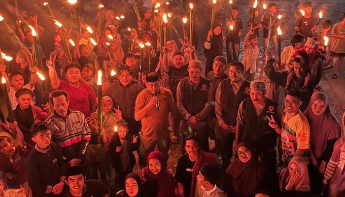 Karang Taruna Jadi Motor Utama, Kolaborasi Desa Lanosi Bersama Linmas, Tokoh Agama, dan Masyarakat Sukseskan Takbir Keliling Malam Idulfitri 1447 Hijriah