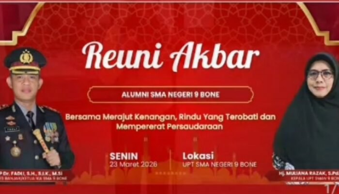 Merajut Kenangan dan Persaudaraan, SMA 9 Bone Gelar Reuni