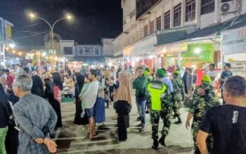 Patroli Bersama TNI dan Masyarakat, Koramil Pitumpanua Perkuat Kewaspadaan