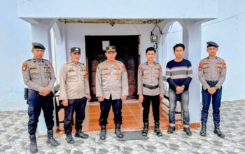 Kapolsek Tempe Pimpin Pengamanan Jumat Agung di Gereja Toraja Jalan Nangka