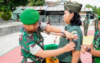 Kodim 1406/Wajo Gelar Kopraport Kenaikan Pangkat, Dandim Tekankan Profesionalisme Prajurit