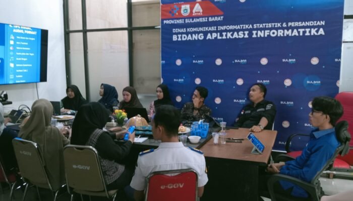 KominfoSS Sulbar Dampingi ki OPD Kelola Medsos Dan Kejar Verifikasi Akun Resmi